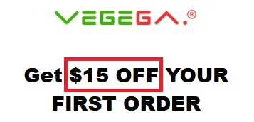 $15 off vegega coupon